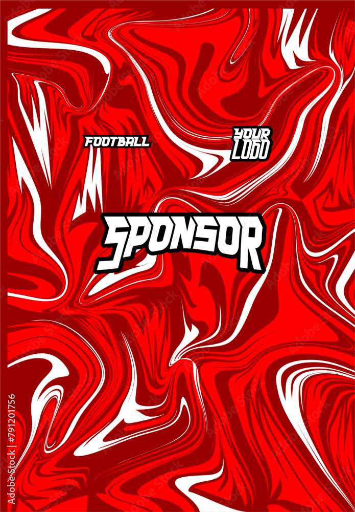abstract pattern design for sport team jersey