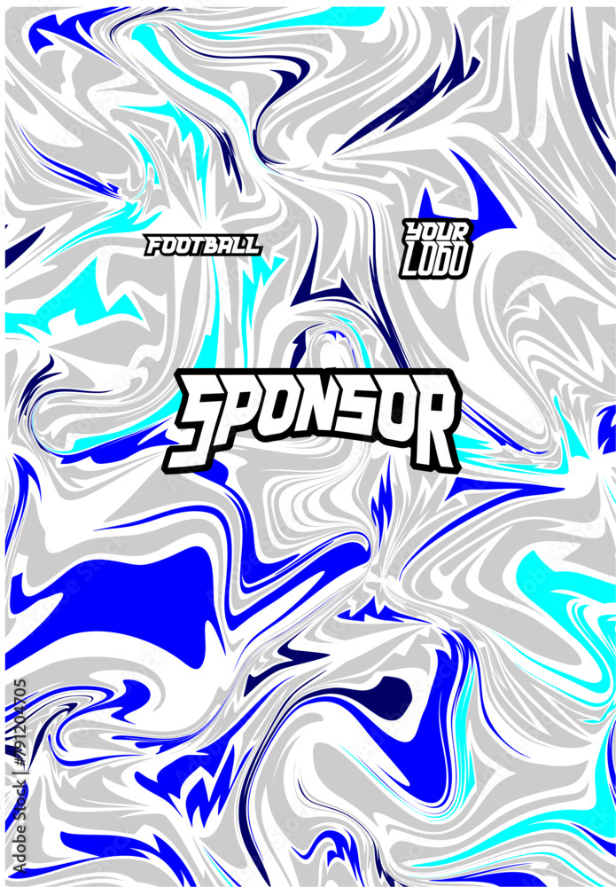 Fototapeta premium abstract pattern design for sport team jersey