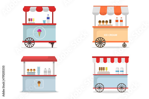 Ice cream kiosks