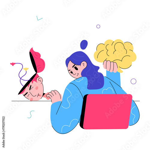 A customizable doodle mini illustration of organ trafficking 