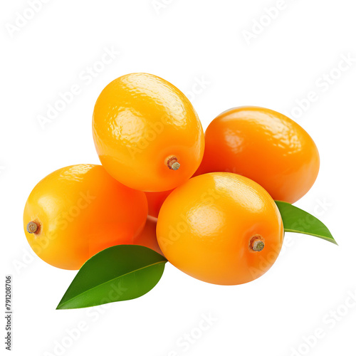 Tasty kumquat Isolated On White Background