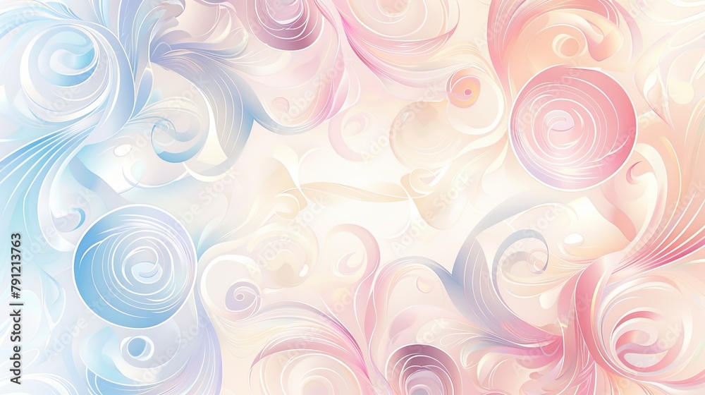 Vibrant and flowing abstract design with a blend of colors.