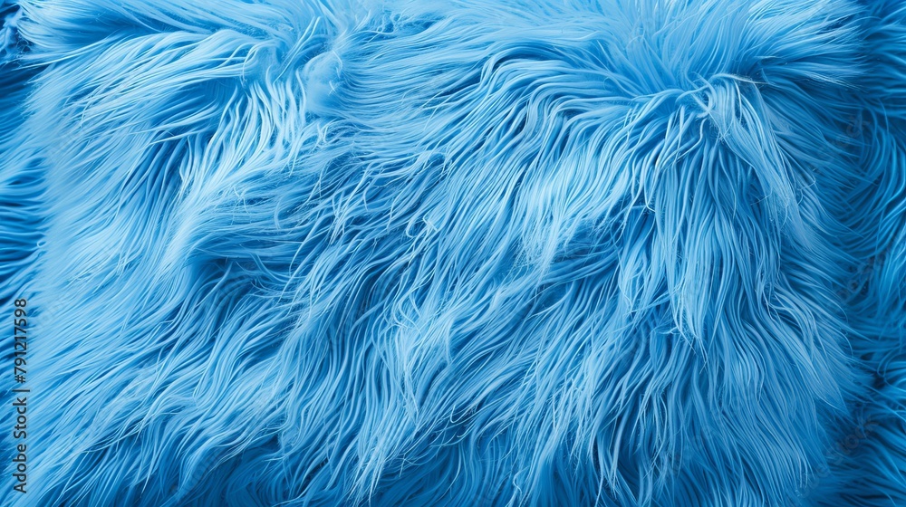 Close-up of a blue fluffy rectangular pillow, with a vintage charm and eco-conscious design, isolated background Close-up of a blue fluffy rectangular pillow, with a vintage charm and eco-conscious design, isolated background
