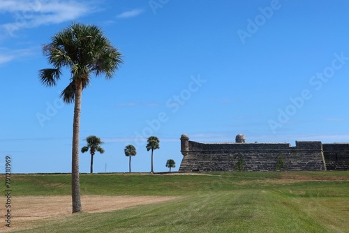 National monument Castillo de San Marcos in st Augustine Florida © natalya2015