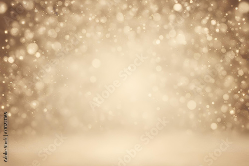 Beige bokeh , a normal simple grainy noise grungy empty space or spray texture , a rough abstract retro vibe shine bright light and glow background template color gradient