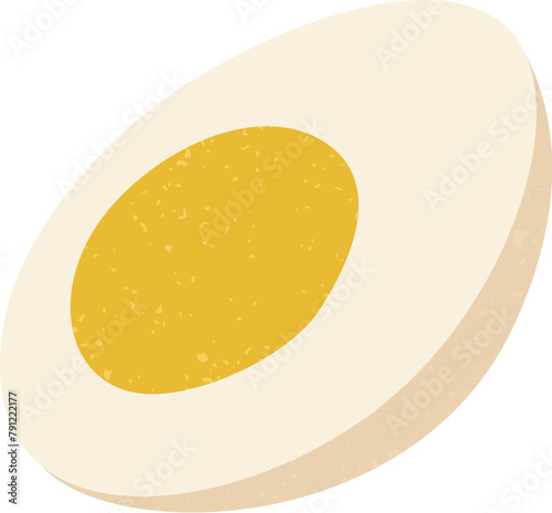 Slice of salty egg