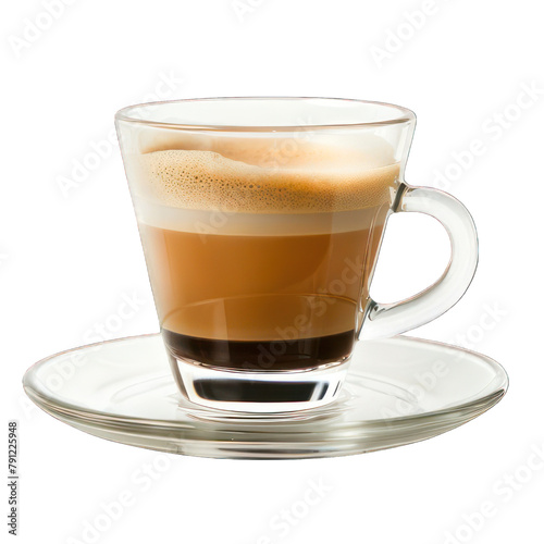 side view of coffee transparent isolated on white png