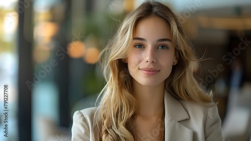 Fortysomething businesswoman leading job interview in corporate setting with professionalism and etiquette. Concept Job Interview, Corporate Setting, Professionalism, Businesswoman, Etiquette © Ян Заболотний