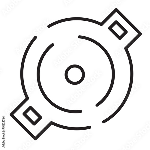 Kitchen Pot Stewpan Line Icon