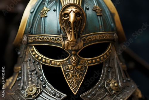 Helmet Crest: Showcase the crest on an ancient warrior's helmet. © OhmArt