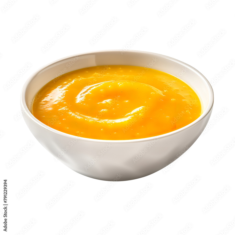 Tasty Mojo Sauce in bowl isolated on white background Tasty Mojo Sauce in bowl isolated on white background