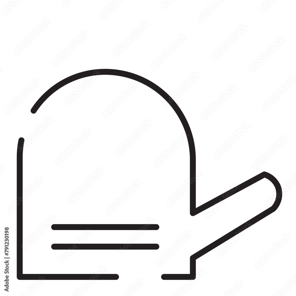 Glove Holder Hot Line Icon Glove Holder Hot Line Icon