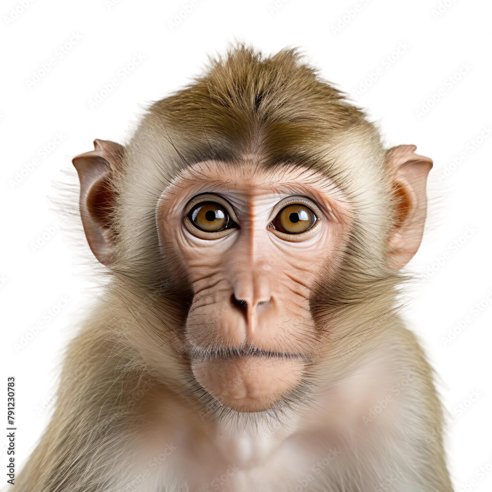 Amazing Monkey Isolated On White Background Amazing Monkey Isolated On White Background