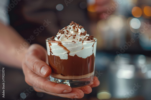 delicious chocolate whipped cream