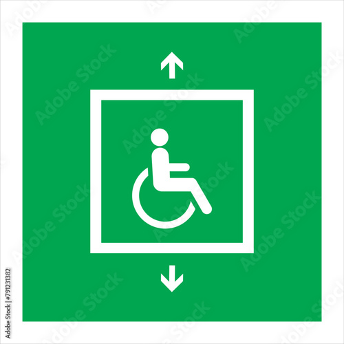 E070 Evacuation lift for peop...