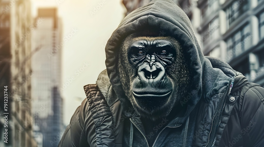 GORILLA URBAN OUTFIT IN THE CITY GORILLA URBAN OUTFIT IN THE CITY