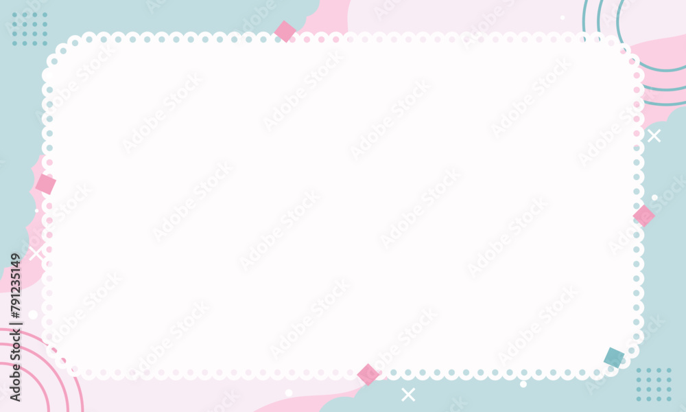 Modern abstract geometric pastel poster and banner background Modern abstract geometric pastel poster and banner background