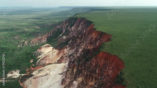 Aerial view of Serra do Espirito Santo - Japalão Region - Mateiros, Tocantins, Brazil photo