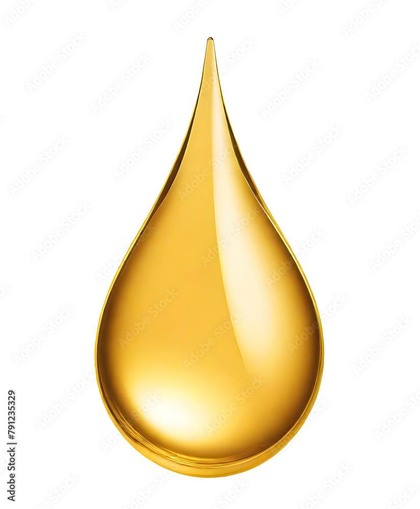 Isolated oil drop on a white background Isolated oil drop on a white background