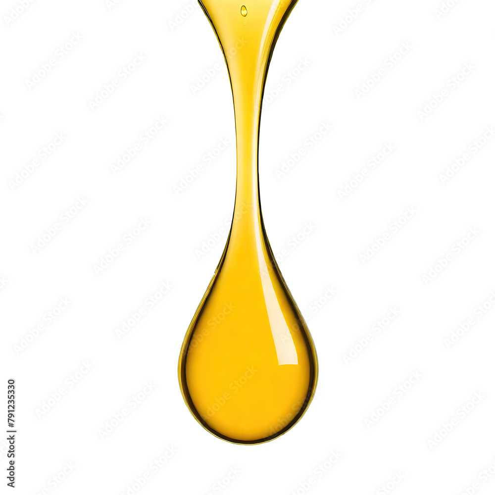 Isolated oil drop on a white background Isolated oil drop on a white background
