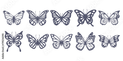 Butterfly Silhouette Aesthetic