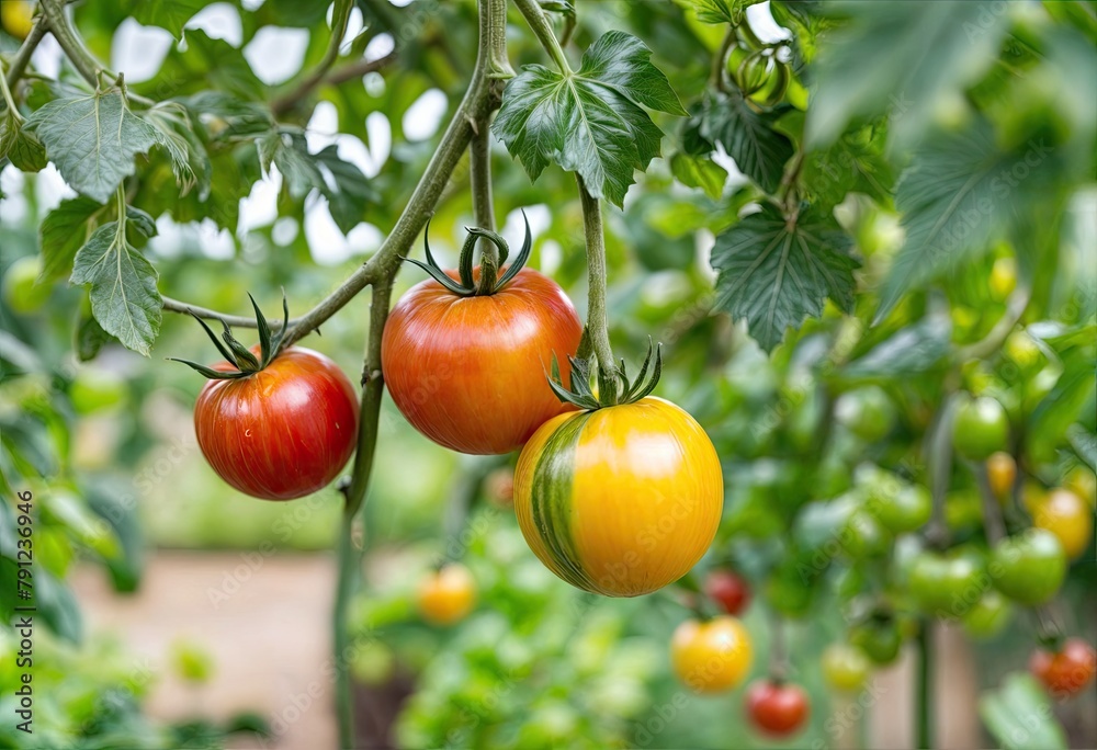 Greenhouse Tomato Plants