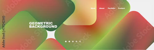 A geometric background featuring red, green, and yellow squares on a white background, resembling a pattern often found in automotive lighting. The colors create a vibrant and eyecatching design