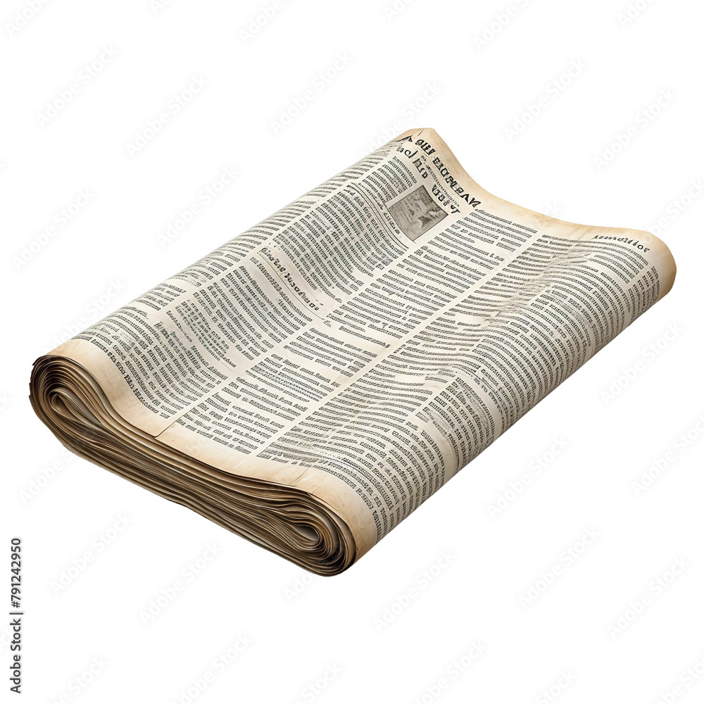 Amazing Newspaper Isolated On White Background Amazing Newspaper Isolated On White Background