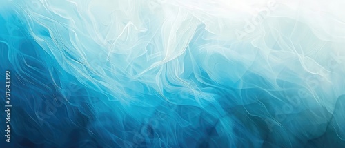 light blue Texture gradient background image is abstract,ackground of abstract white color smoke isolated on blue color background. The wall of white fog photo