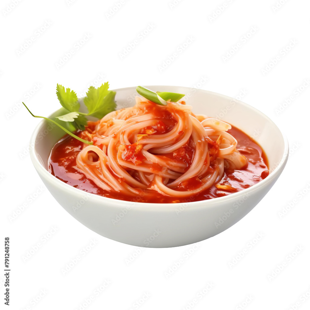Delicious Pad Thai Isolated On White Background Delicious Pad Thai Isolated On White Background
