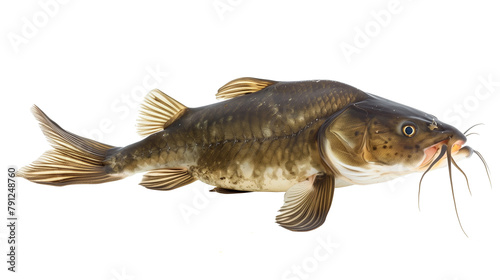 Catfish fish isolated on white background
