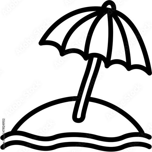 Beach Line Icon