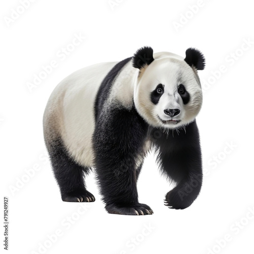 Amazing Panda Isolated On White Background