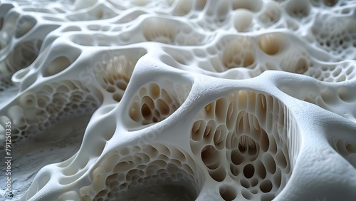 Innovative bionic tissue structure inspired by artificial fungi for design purposes. Concept Bionic Design, Tissue Structure, Fungi-Inspired, Innovative Design, Biotechnology