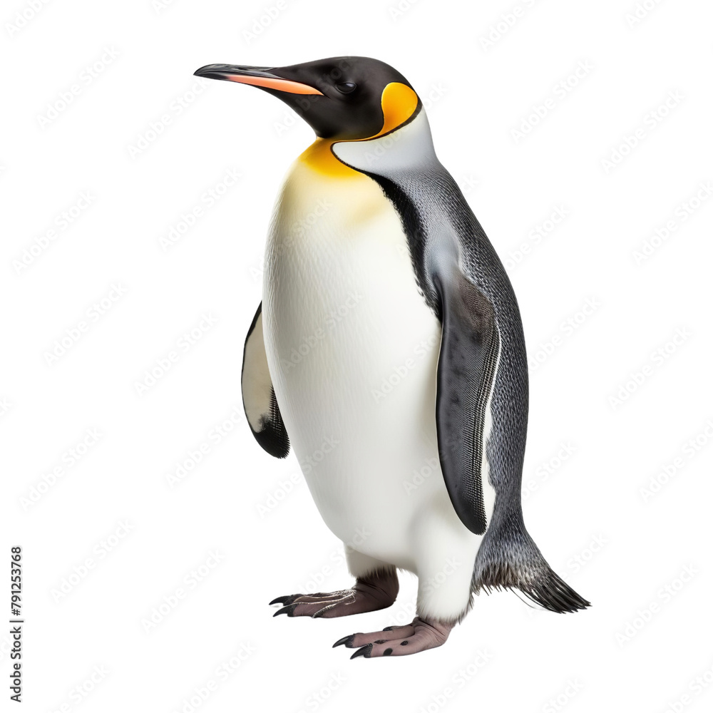 Beautiful Penguin Isolated On White Background Beautiful Penguin Isolated On White Background