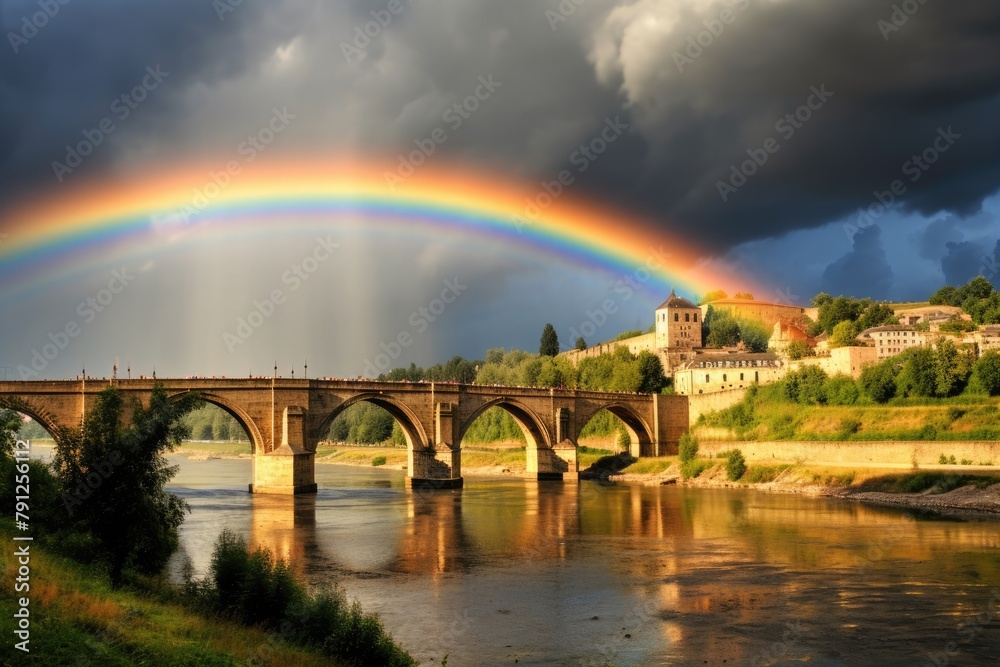 Rainbow Bridge: A bridge leading to the castle formed from a rainbow.