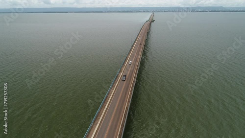 Ponte da Amizade e da Integração Nacional, Tocantins River, connects Palmas and Porto Nacional - Tocantins, Brazil photo