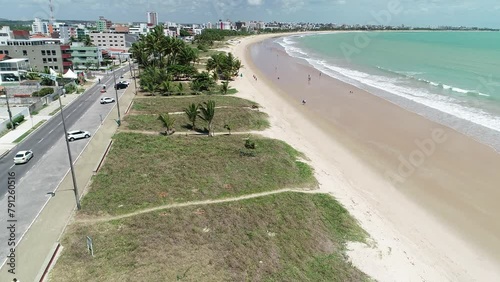 Aerial view of Bessa Beach - João Pessoa, Paraíba, Brazil photo