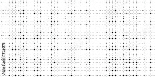 Vector depiction of a polka-dot seamless dotted graph paper with a grid pattern and geometric texture for an open notepad and space, Generative AI.