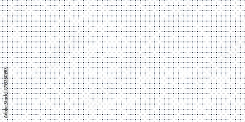 Vector depiction of a polka-dot seamless dotted graph paper with a grid pattern and geometric texture for an open notepad and space, Generative AI.