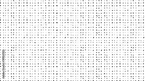 Vector depiction of a polka-dot seamless dotted graph paper with a grid pattern and geometric texture for an open notepad and space, Generative AI.