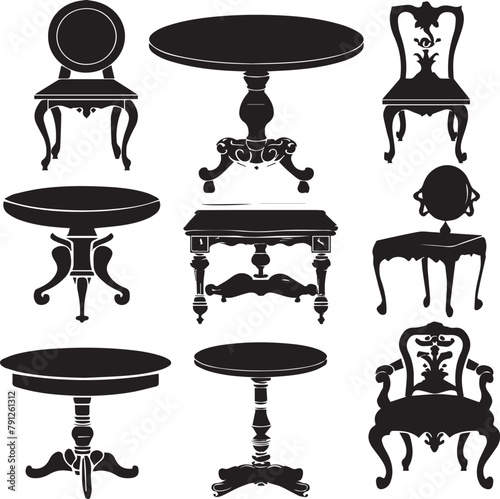 antique furniture set