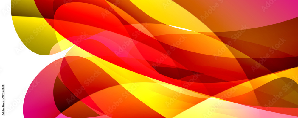 Vibrant tints and shades of orange, magenta, and pink dance together in a leafy water pattern, creating a colorful abstract background with swirling circles and petals Vibrant tints and shades of orange, magenta, and pink dance together in a leafy water pattern, creating a colorful abstract background with swirling circles and petals