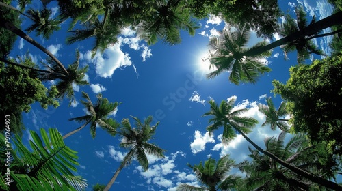 View of a plane flying in t...