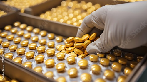Antiviral Drugs illustrated within the context of gold smuggling and its global implications, showing the illegal trade and necessity for regulation photo