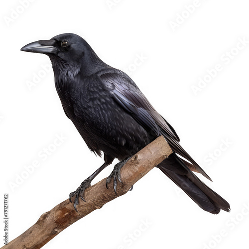 American Crow Bird Perched