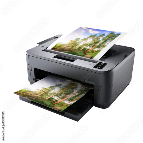 Amazing Printer Isolated On White Background