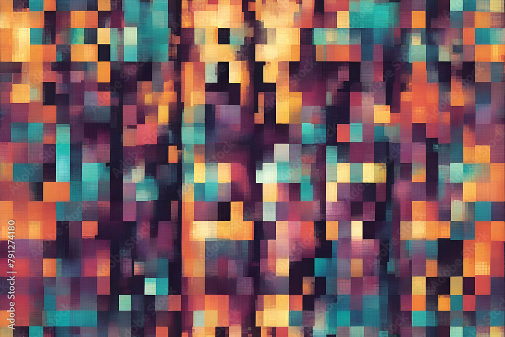 Pixel bitmap texture pattern Abstract bitmap retro design