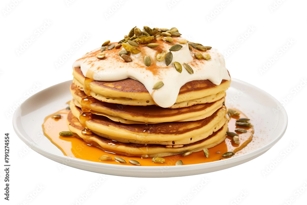 Tasty Waffle Isolated On White Background Tasty Waffle Isolated On White Background