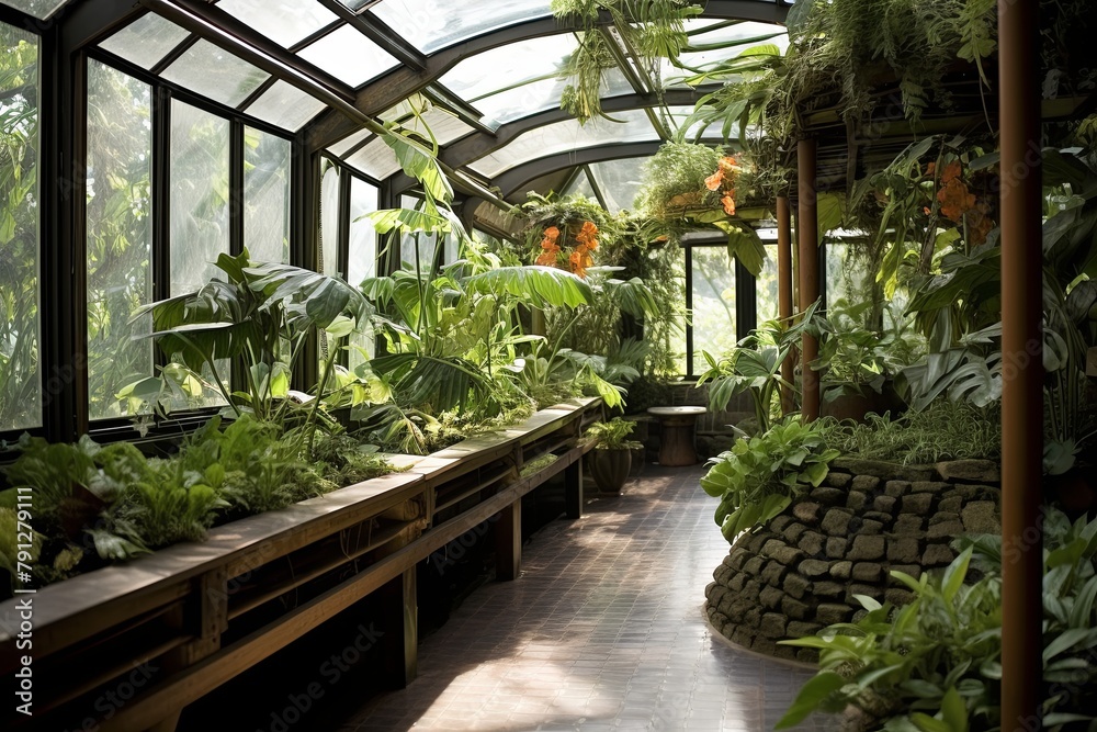 Green Tech Rainwater Collection in Amazon Rainforest Conservatory Green Tech Rainwater Collection in Amazon Rainforest Conservatory
